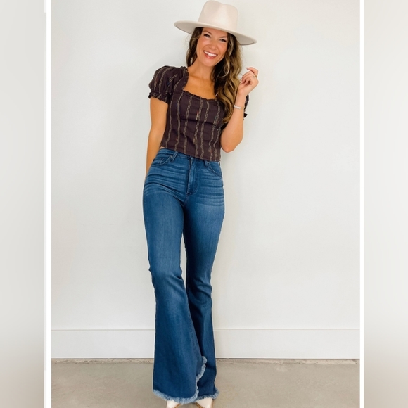 NWT $78 FP Seratonin Corset Top in Expresso Bean Size Small - Picture 1 of 14